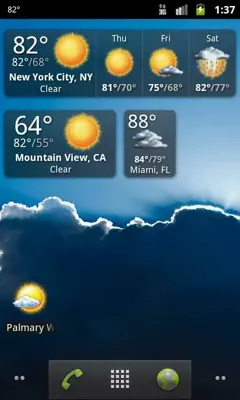 Palmary Weather android App screenshot 2