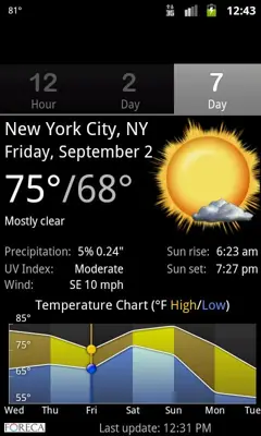 Palmary Weather android App screenshot 3