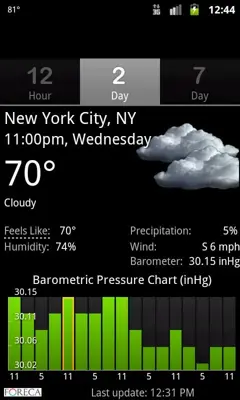 Palmary Weather android App screenshot 4