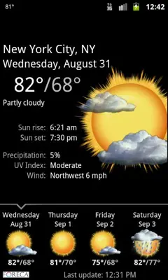 Palmary Weather android App screenshot 5