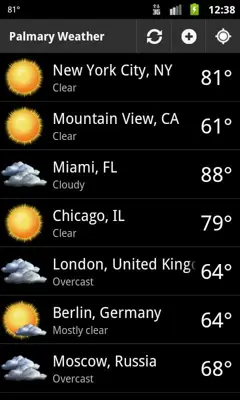 Palmary Weather android App screenshot 7